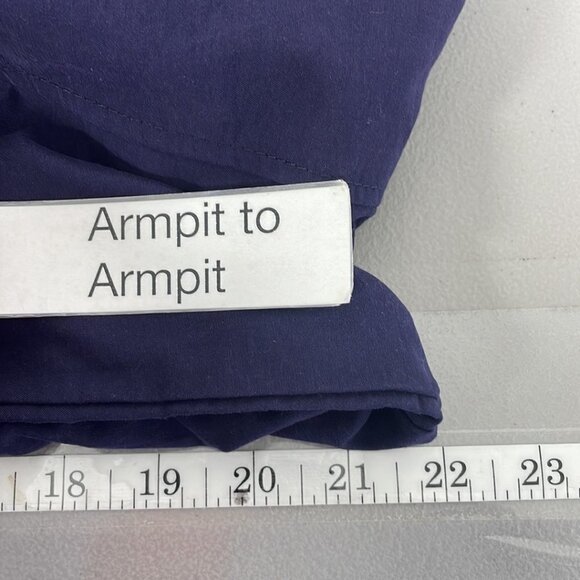 Live a Little Fisherman's Utility Jacket NWT Rolled Sleeves Zip Collar Purple XL - Picture 15 of 17